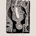 COLOMBIE - ESPARZA Eduardo : Visibles 58, Xylogravure, 33x25 cm, E/A, 2013