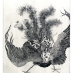 Gabrielle CORNUAULT "LE PHOENIX" eau-forte 15 x 21 cm