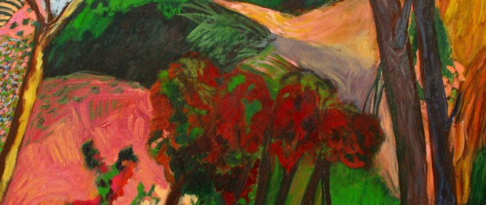 Paysage surprise 2021 Huile sur toile - 102 x 83 cm