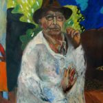 Vincent Bioulès 2018 Huile sur toile - 130 x 110 cm