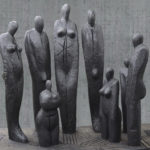 Laurent Dominique Fontana - Foule - Bois de peuplier et tilleul massifs - 2008