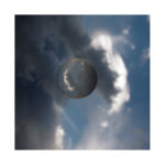 Planète nuage 0706 - Sphère plexiglas dépoli - Ø 30 mm