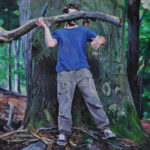 Armel Jullien - En si bon chemin - huile sur toile - 160 x 160 cm - 2012