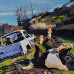 Armel Jullien - Sans diligence - huile sur toile - 130 x 195 cm - 2013