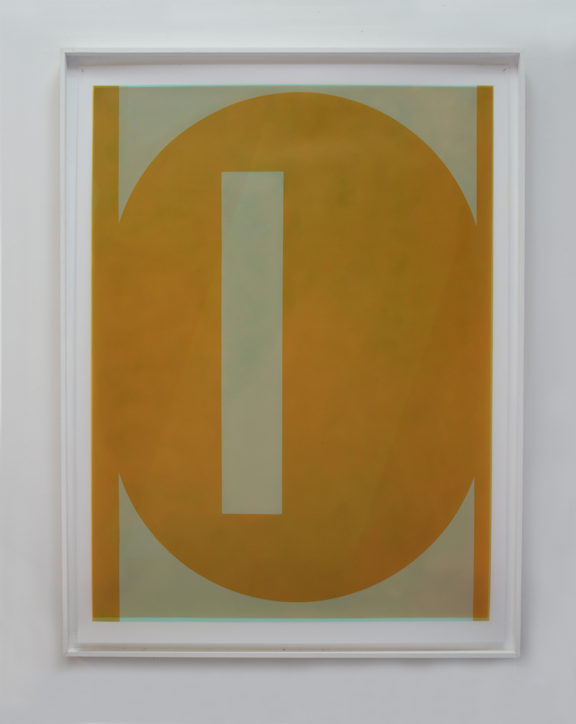 Florindo Nanni - Ephéméride - Huile et cire sur calque polyester - 122 x 90 cm - 2015