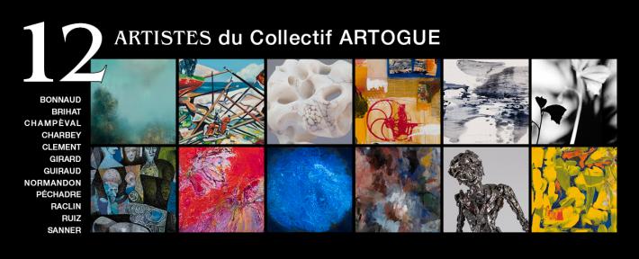 12 artistes du collectif ARTOGUE