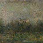 "Petit paysage gris" - Huile sur toile - 46 x 55 cm