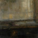 "Verrière dans l'atelier lithographique" - Huile sur toile - 90 x 180 cm