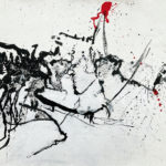 France Lascurain Tautou - Sans Titre - Encre sur papier marouflé sur toile - 54 x 73 cm- 2021