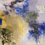 Sans Titre - Colle et pigments sur toile - 2017