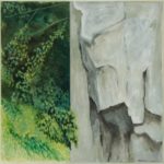Joël Barbiéro - Végétal minéral - Huile sur toile - 80x80 - 2018