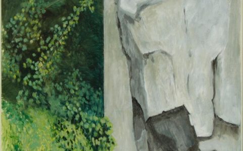 Joël Barbiéro - Végétal minéral - Huile sur toile - 80x80 - 2018