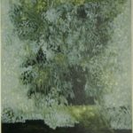 Joël Barbiéro - Verdure et eau noire - Huile sur toile - 100x81 - 2018