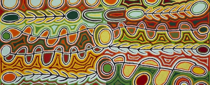 18 peintres Aborigènes du désert australien