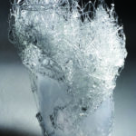 Kazumi TAI Cristal Verre soufflé - Fusing - Verre filé - Thermoformage - Ø18 cm - H30 cm - 2019