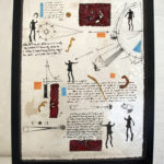 Martine BRUGGEMAN Verre Sérigraphie - 43 x 33 cm - 2019