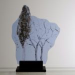Michel LAGRANGE La vie et la mort Verre de Saint just - Emaillage er gravure - 35 x 26 cm - 2018