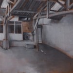 Olivier Môme - Friche Sycomore 3, n°1 - acrylique sur toile de jute - 100 x 100 cm - 2019