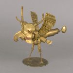 Le Tambour Major - Sculpture métal - H 25 cm, L 30cm, P 20 cm