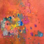 Rosa - Terre ardente- Acrylique sur toile - 80 x 80 cm - 2018