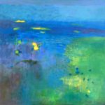 Rosa - Vallée de Saint Saturnin (Imagine)- Acrylique sur toile - 80 x 80 cm - 2017